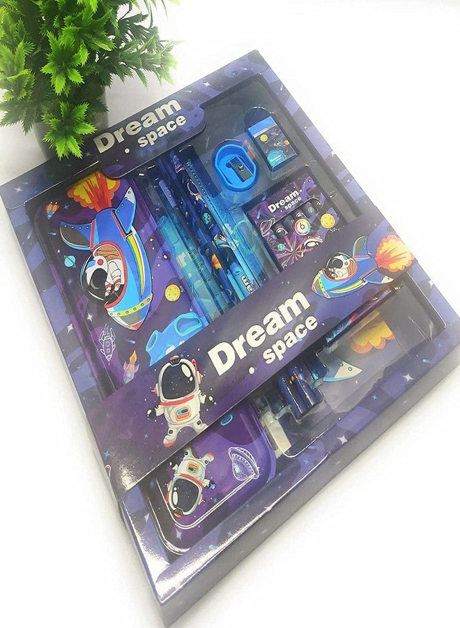 Tera13 TERA 13 Space Theme Stationary Set for Boys (1 Pcs) - Pencil, Eraser, Sharpener for Kids - Return Gifts, Stationary Items, Kit - Image 2